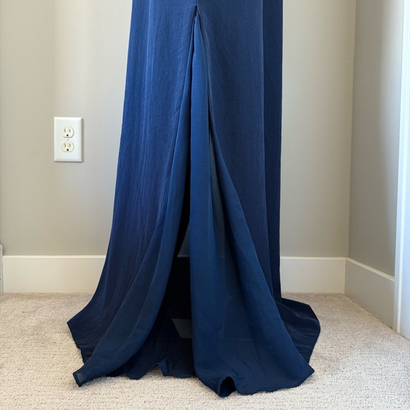 Sachin + Babi Evening Gown in Navy Blue, Sz 6 - Picture 9 of 13